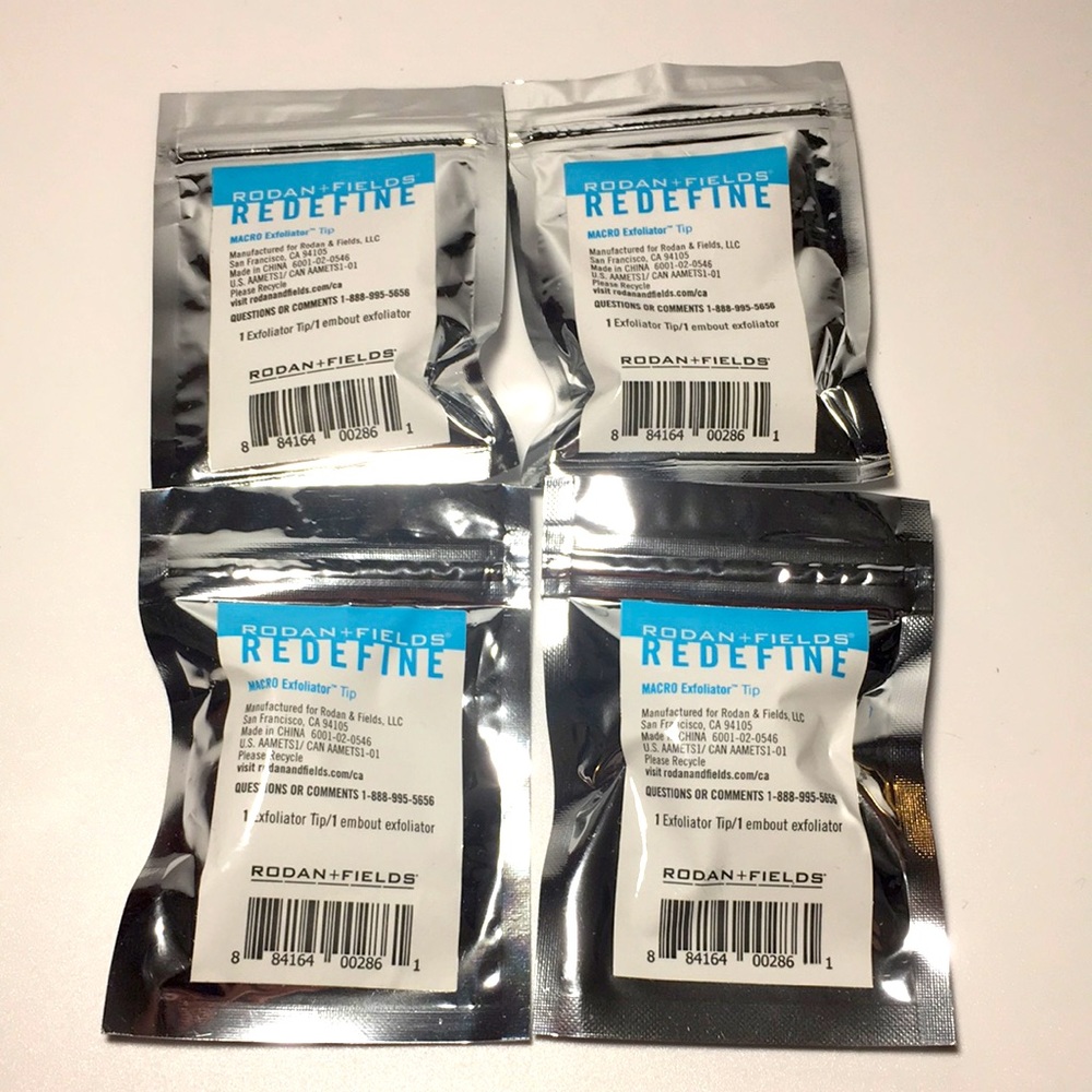COPY - Lot of 4 Rodan + Fields Redefine Macro Exfoliator Tips